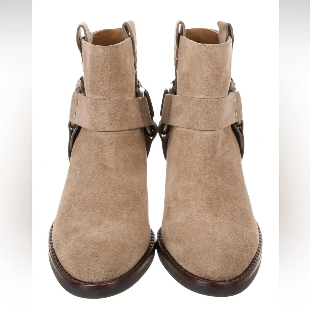See by Chloe “Eddie” suede moto ankle boot - Picture 4 of 6